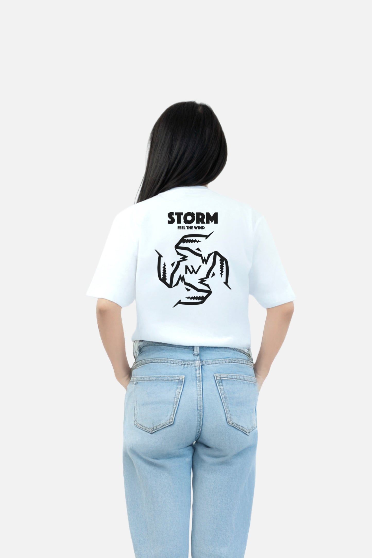 Casual Cotton T-shirt - Storm Woman