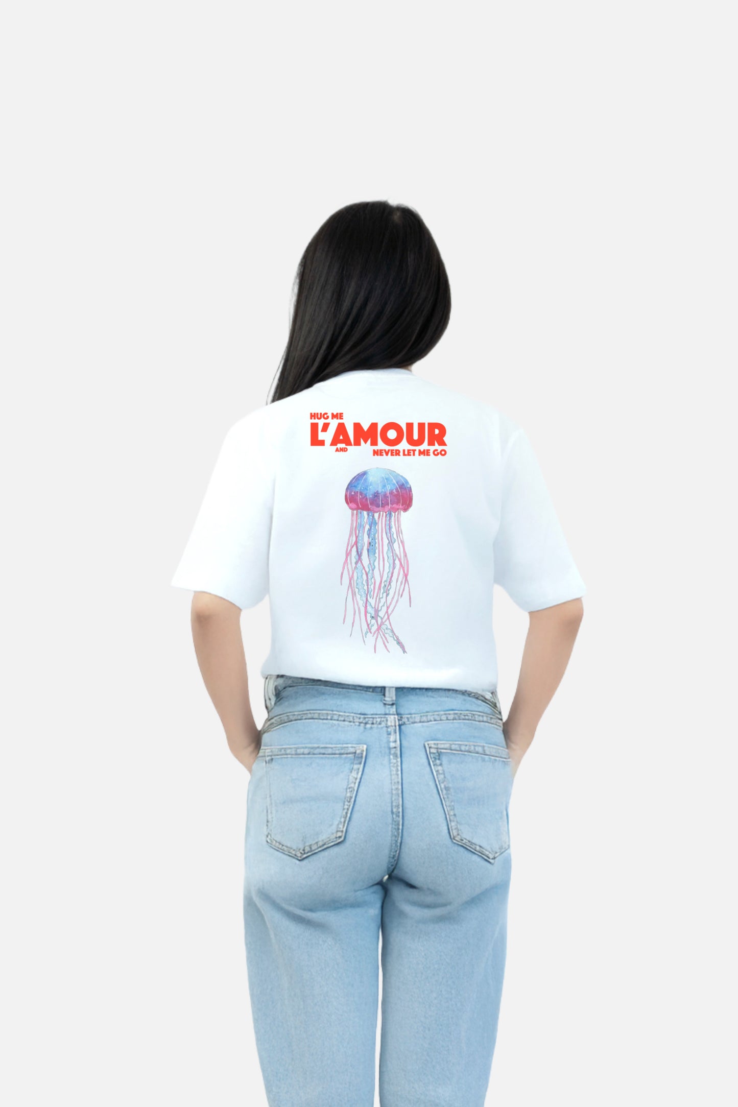 Casual Cotton T-shirt - Love Woman