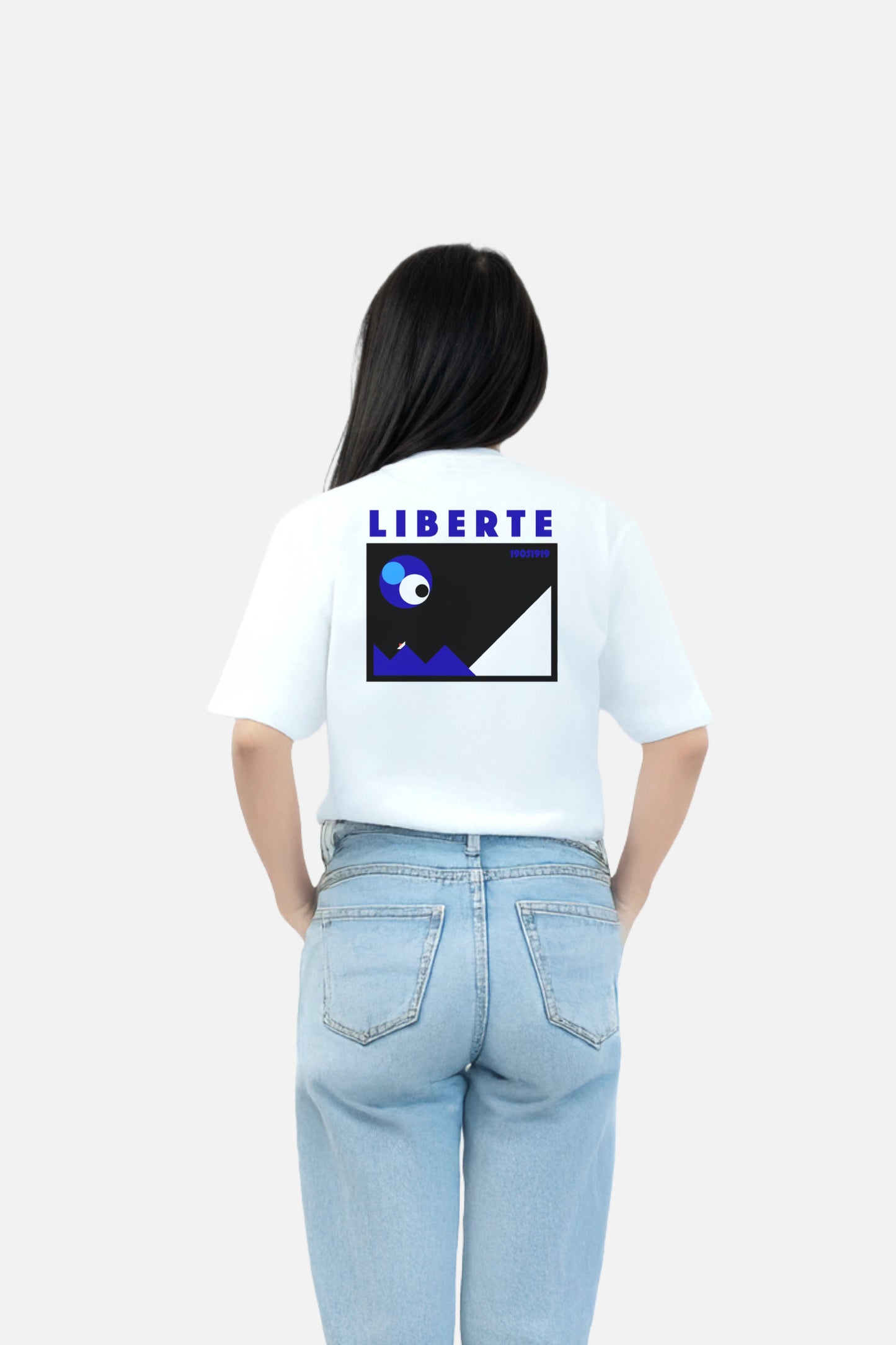 T-shirt Paris Essentiel avec broderie logo noir