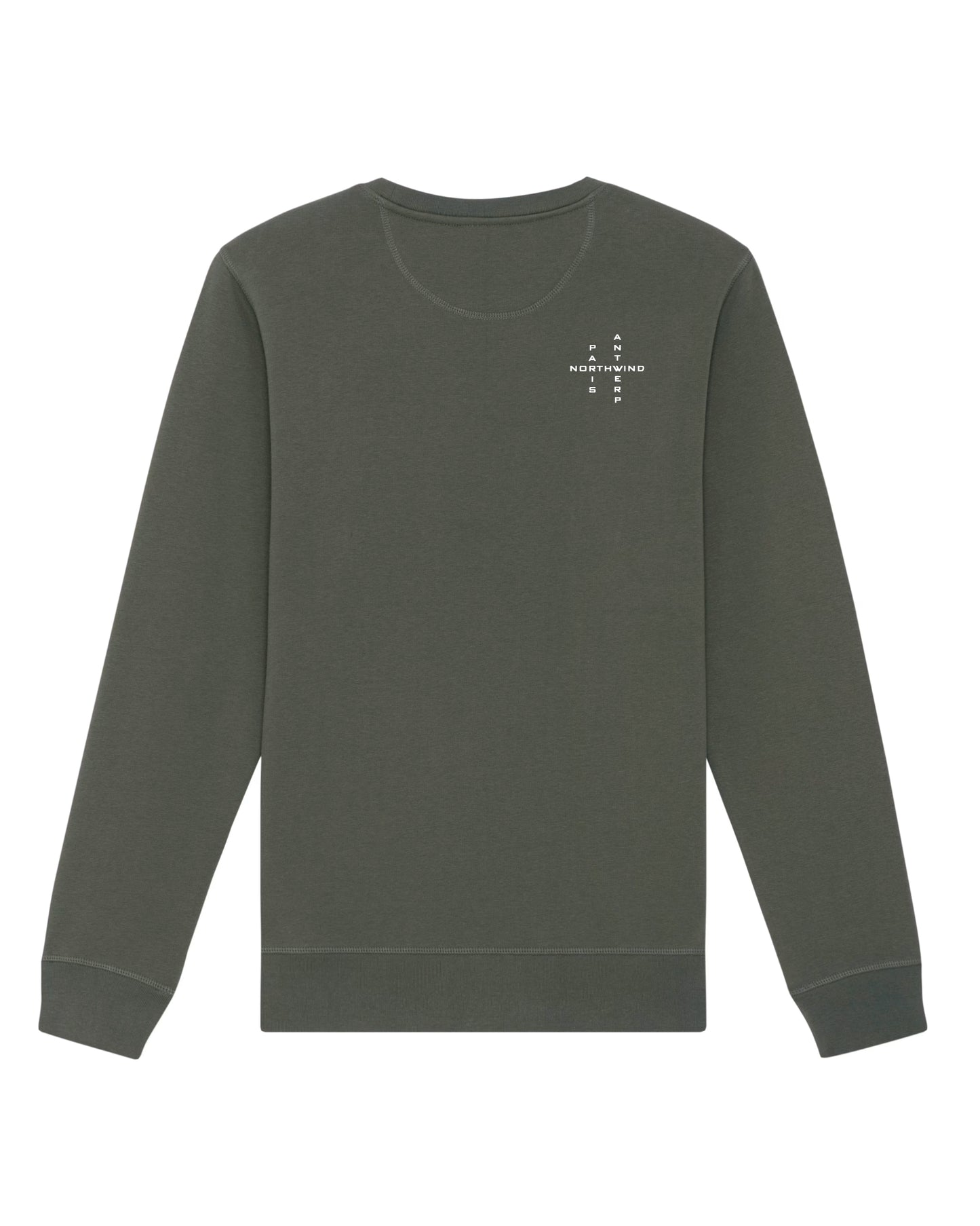 Essential Sweatshirt With Embroidered Logo - Khaki