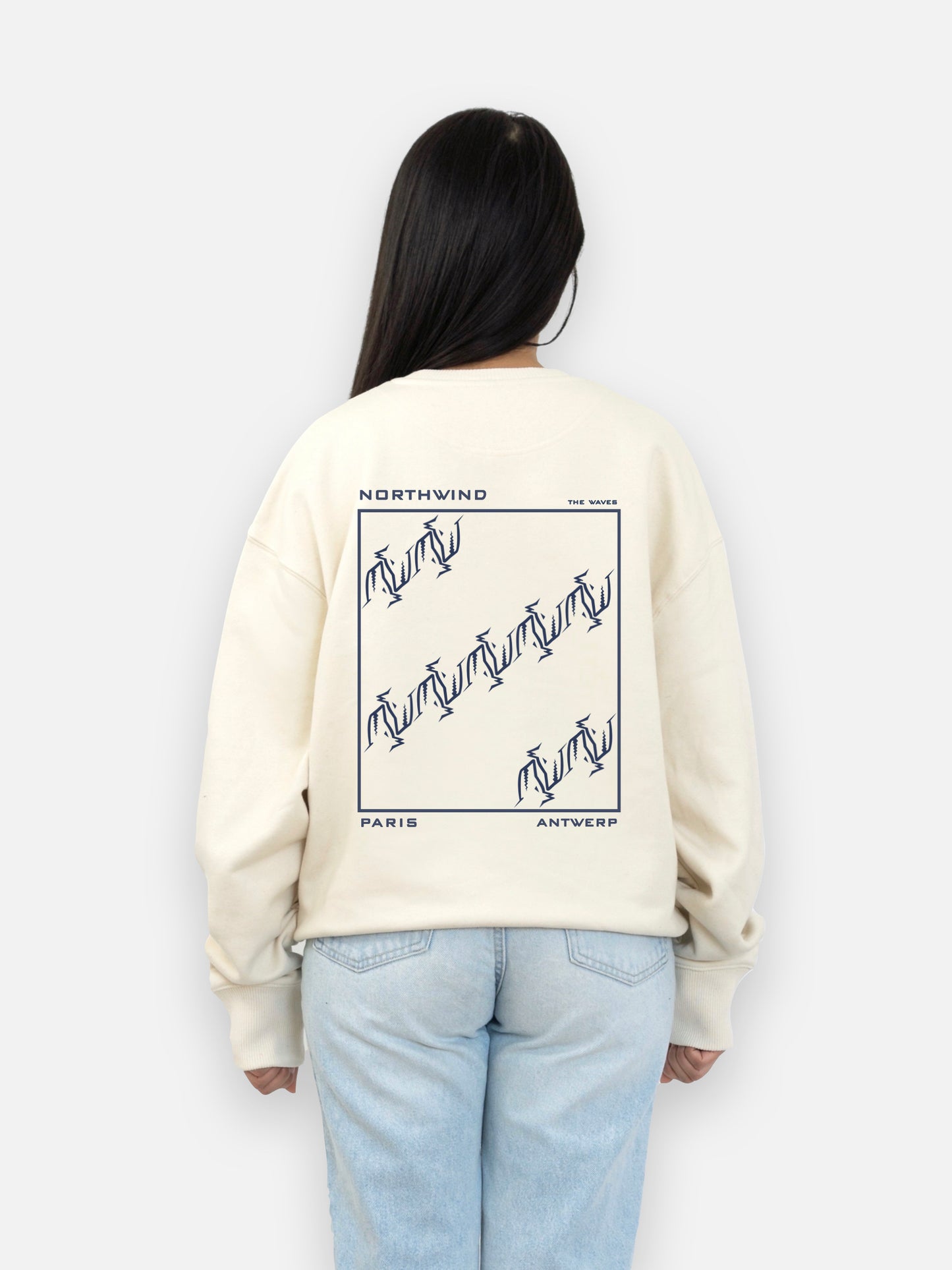 The Waves Sweatshirt - Beige