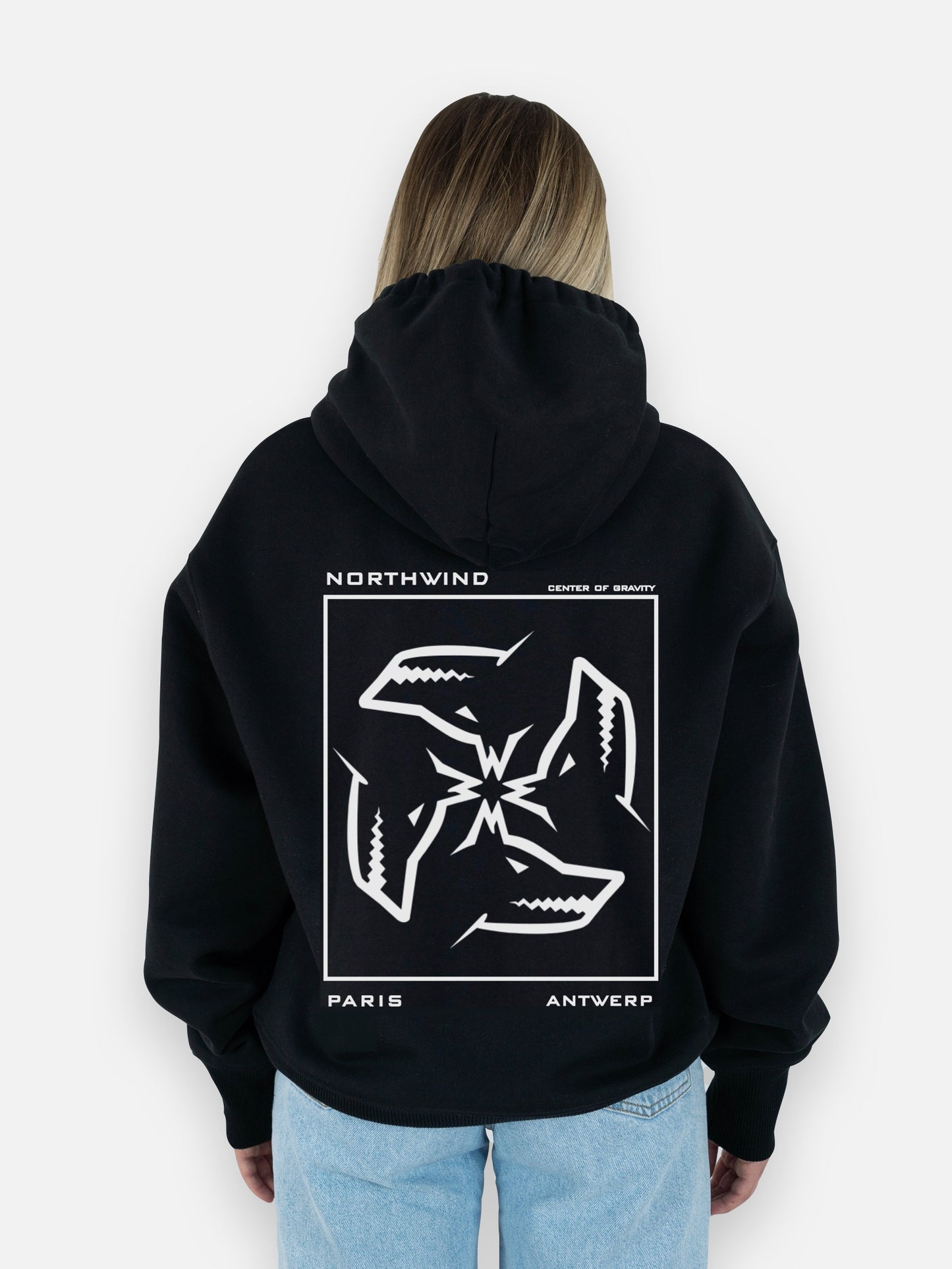 Center of Gravity Organic Heavy Hoodie - Black