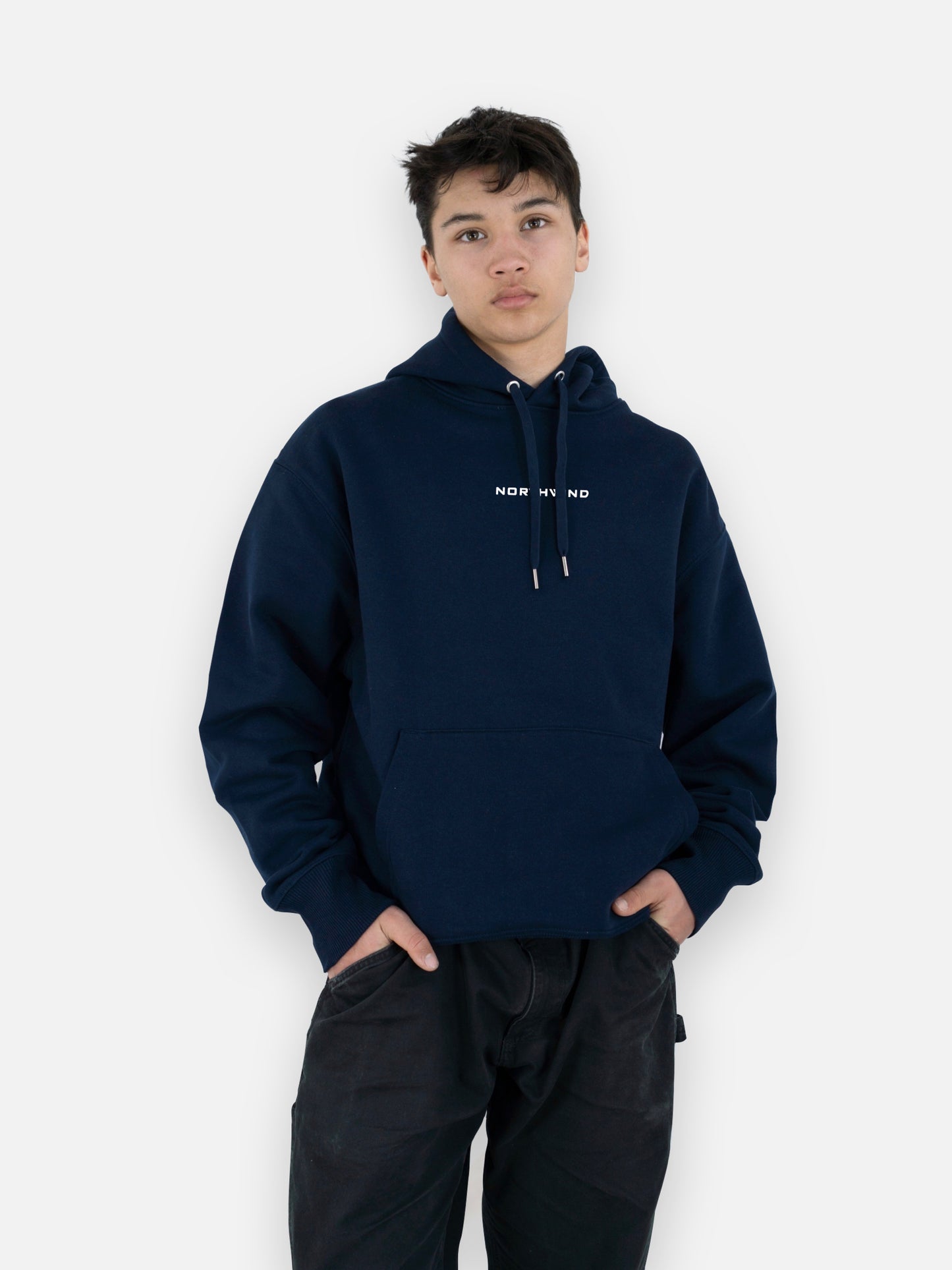 The Waves Organic Heavy Hoodie - Black