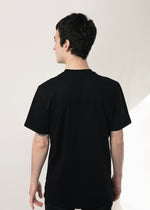 Load image into Gallery viewer, Paris Essential Black T-shirt with Logo Embroidery
