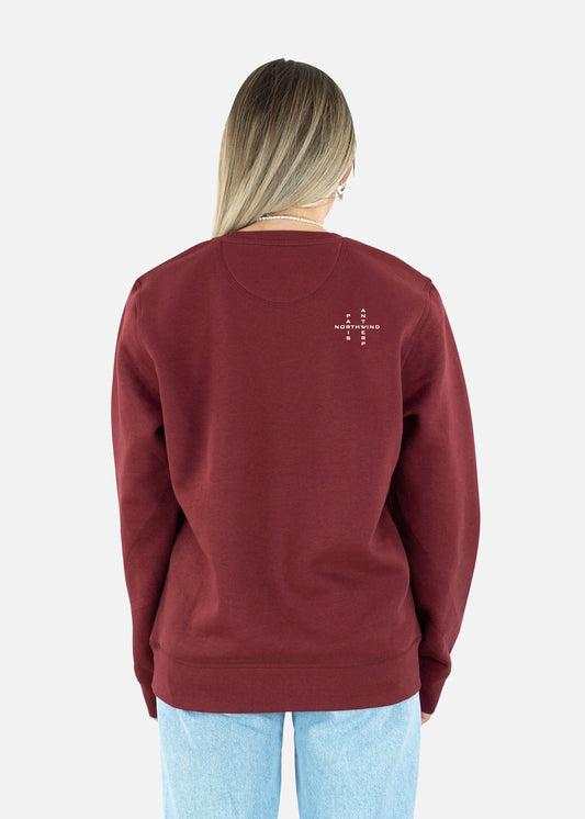 Crossworld Burgundy Sweatshirt
