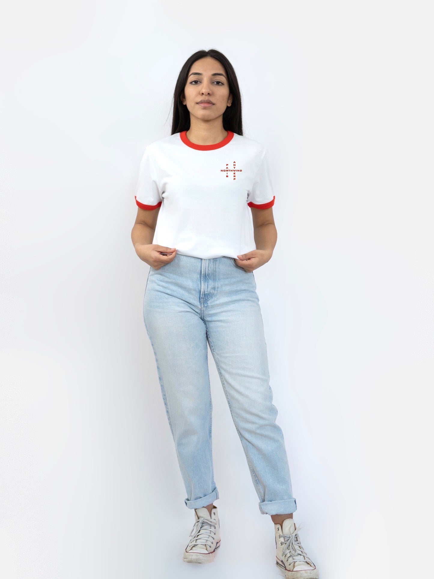 Crossword Organic T-Shirt with Embroidery