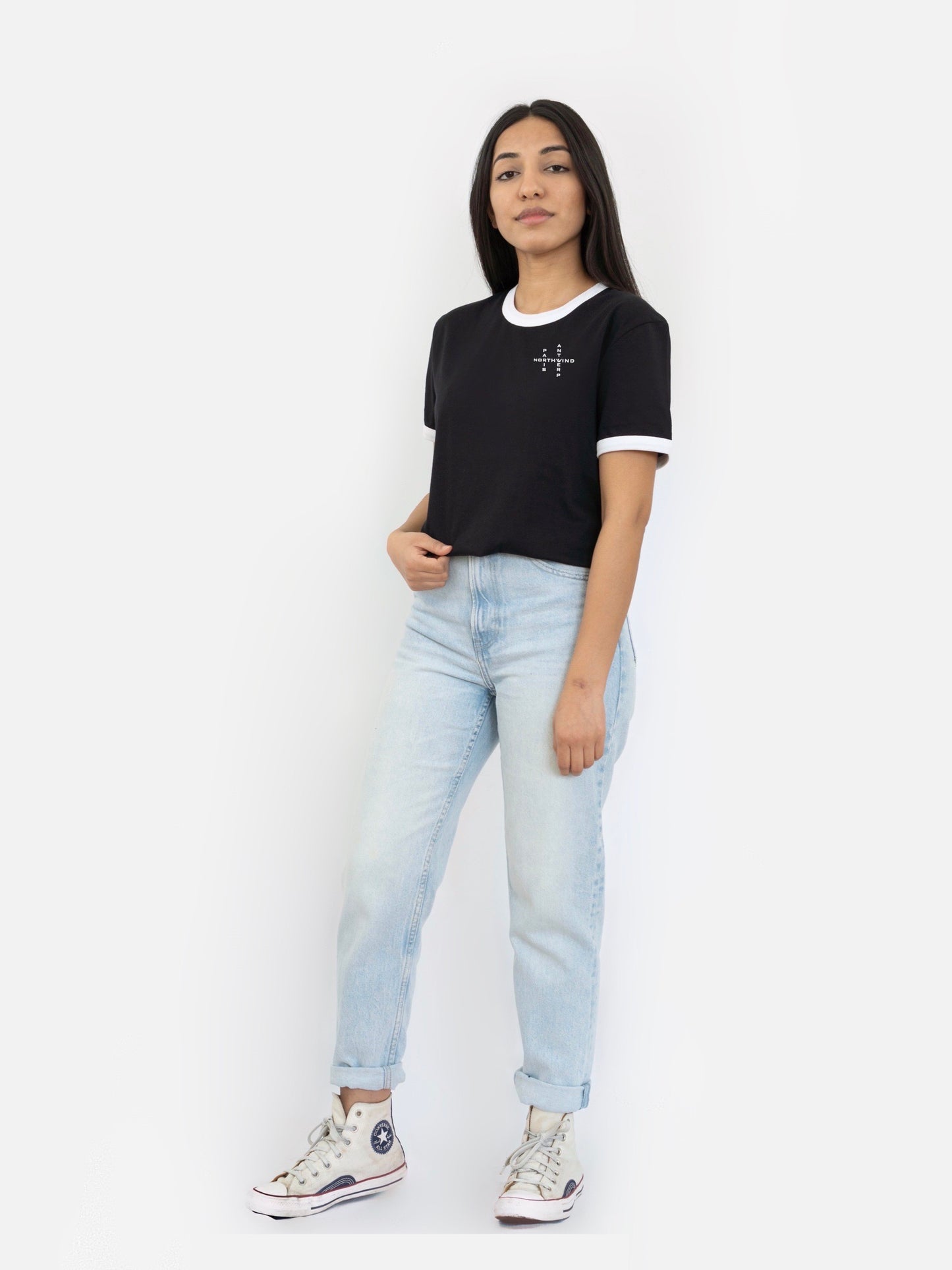 Crossword Organic T-Shirt with Embroidery