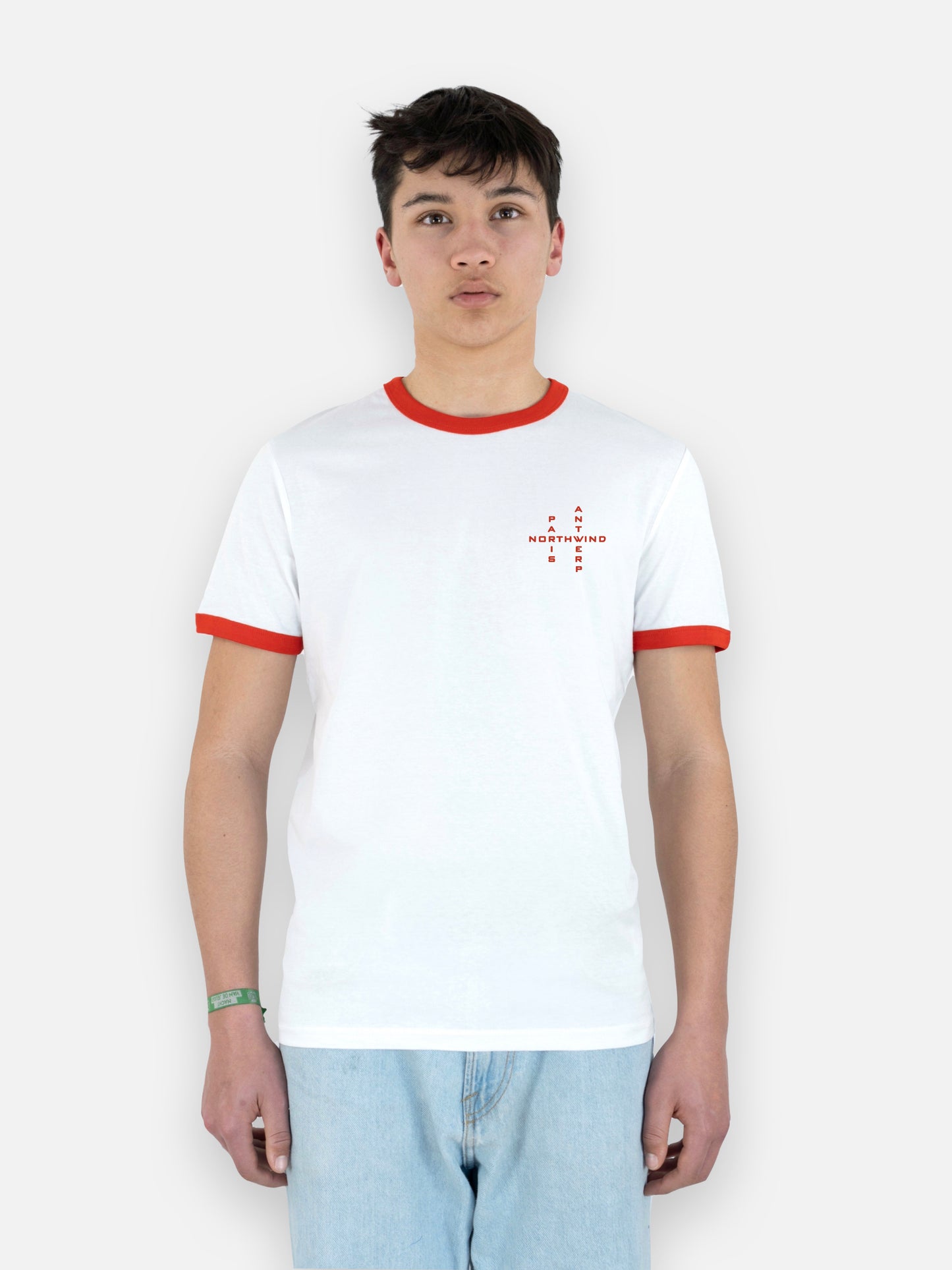 Crossword Organic T-Shirt with Embroidery