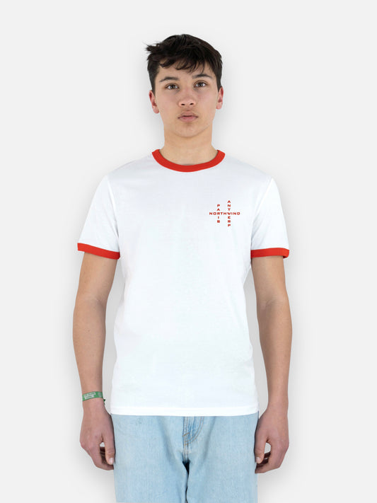 Crossword Organic T-Shirt with Embroidery