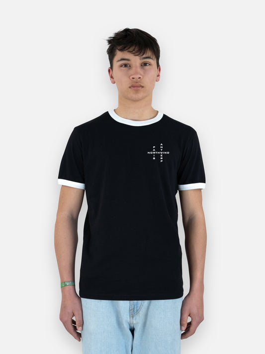 Crossword Organic T-Shirt with Embroidery