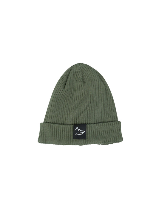 Loup Organic Beanie - Olive Green