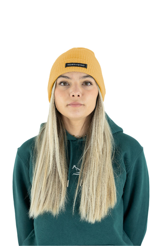 Northwind Organic Beanie - Mustard