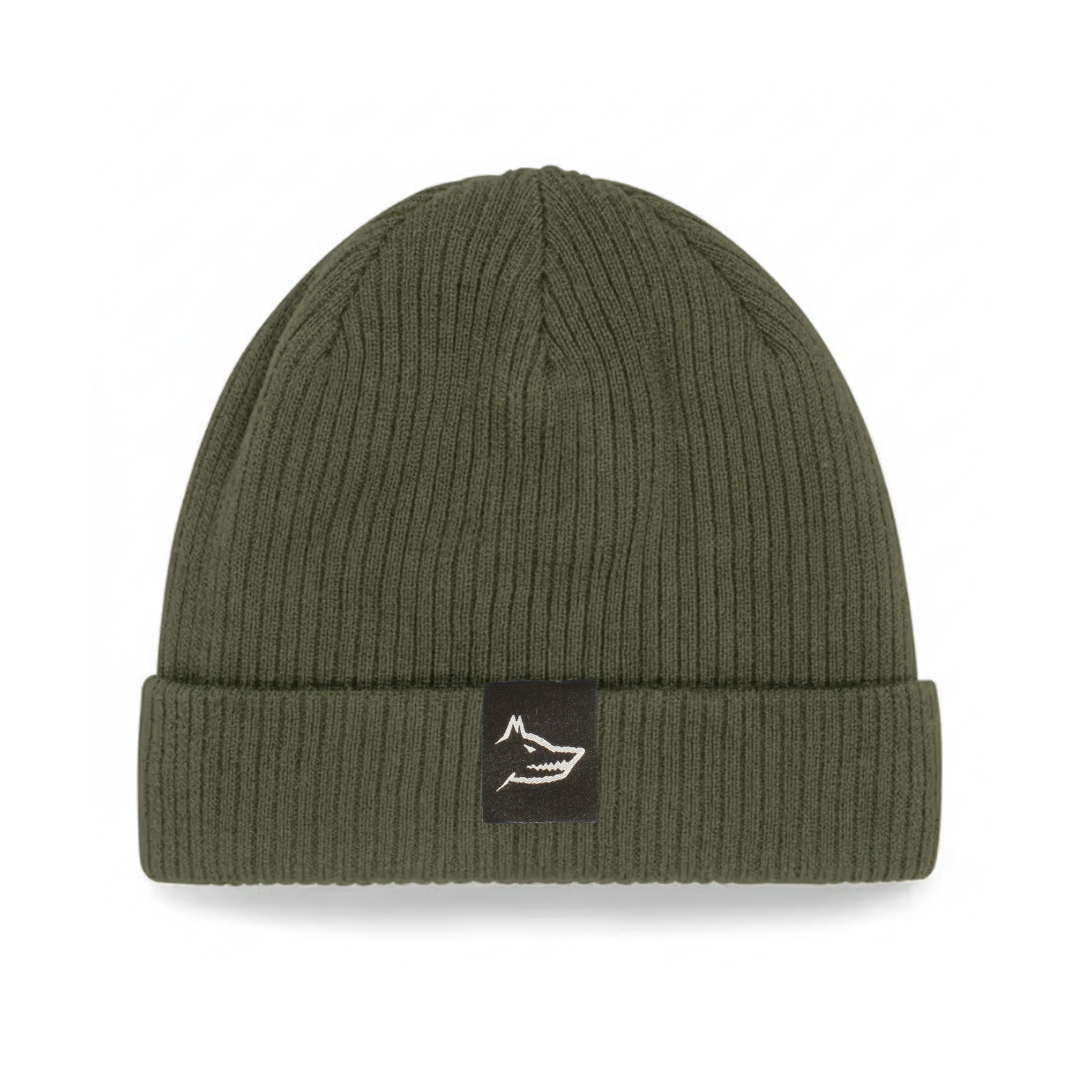 Beanie-OliveGreen_wolf - Men