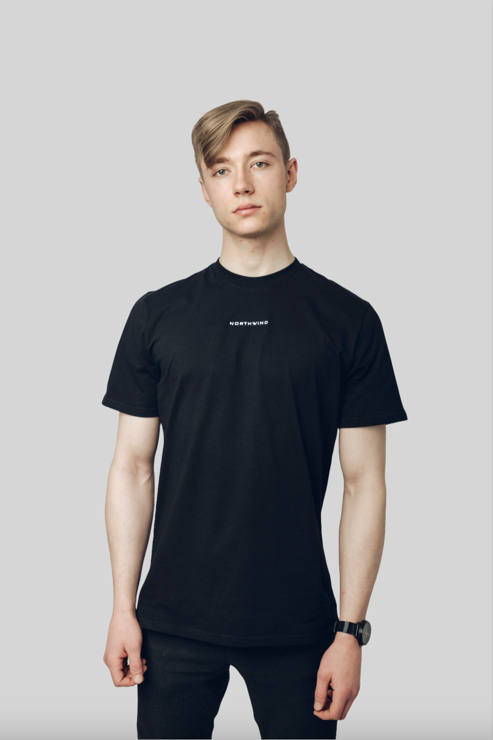 T-shirt Paris Essentiel avec broderie logo noir