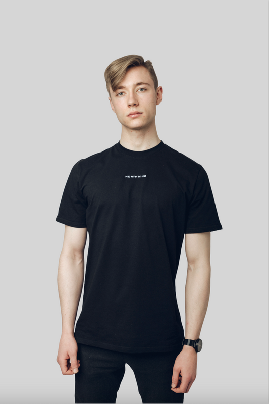 T-shirt Paris Essentiel avec broderie logo noir