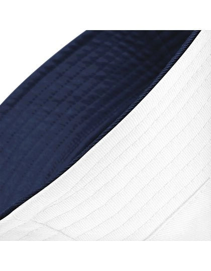 Reversible Bucket Hat - French Navy / White