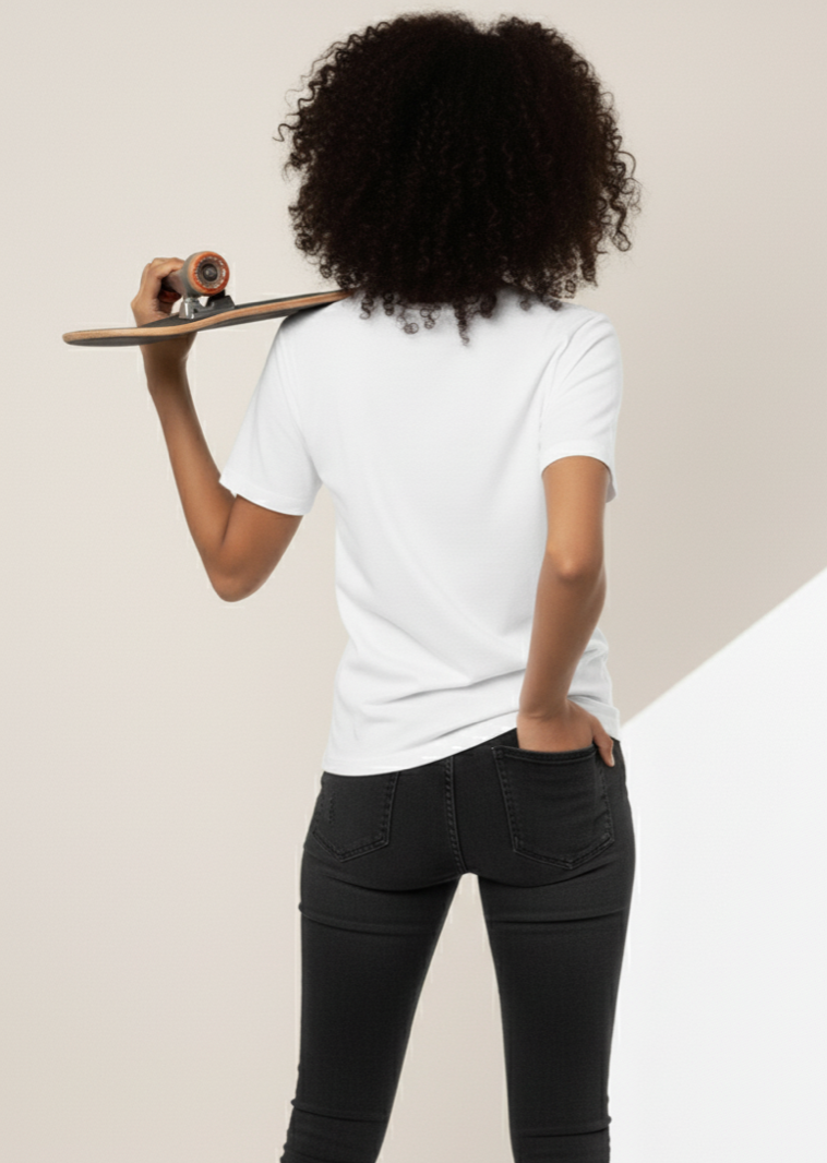 Northwind Wolf White T-shirt with Embroidery