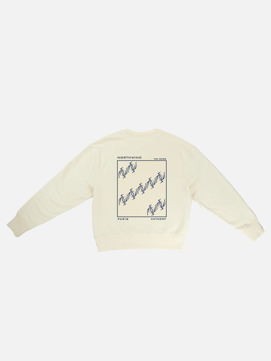 The Waves Sweatshirt - Beige