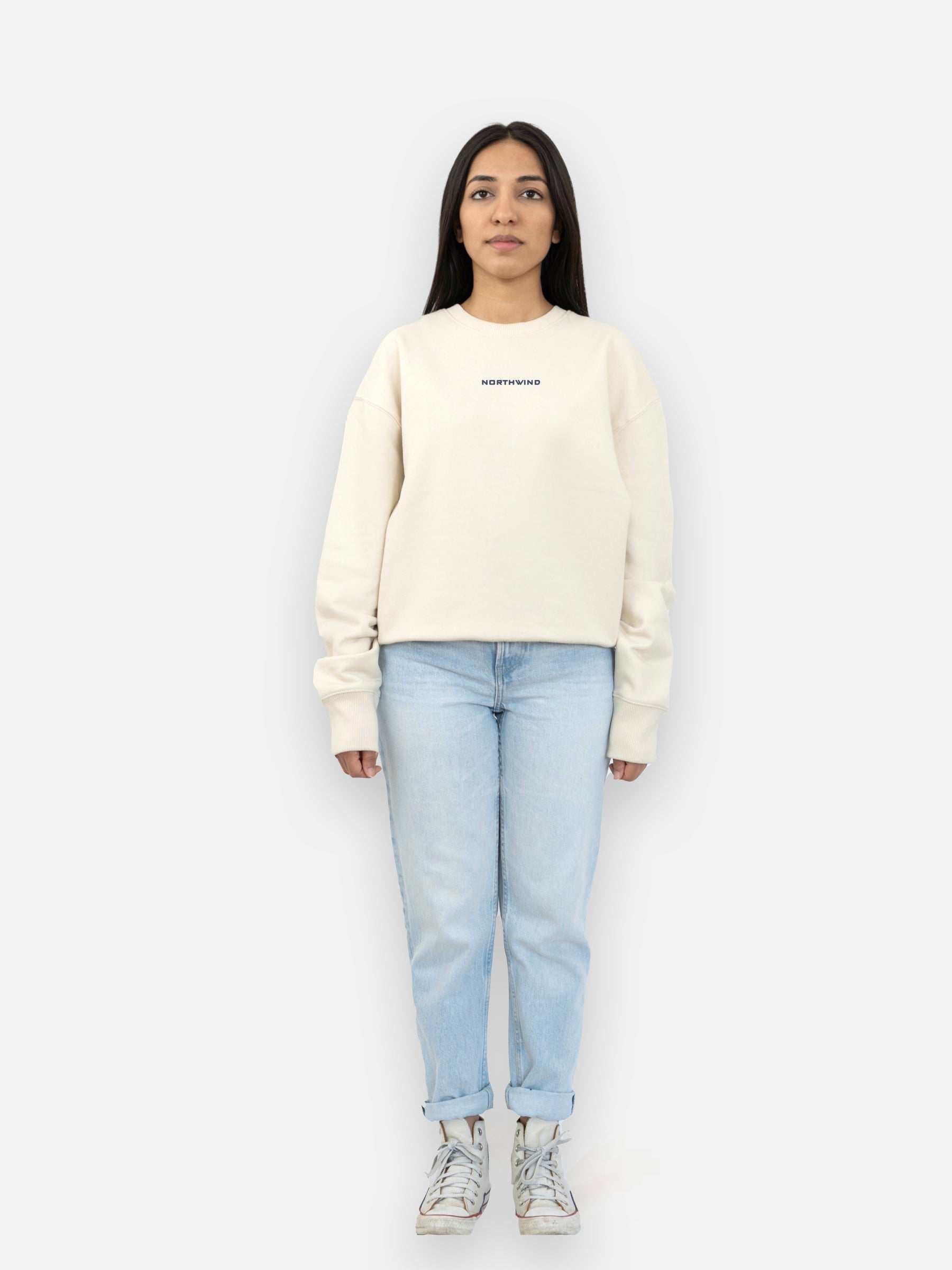 The Waves Sweatshirt - Beige