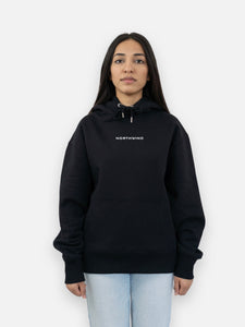 The Waves Organic Heavy Hoodie - French Navy