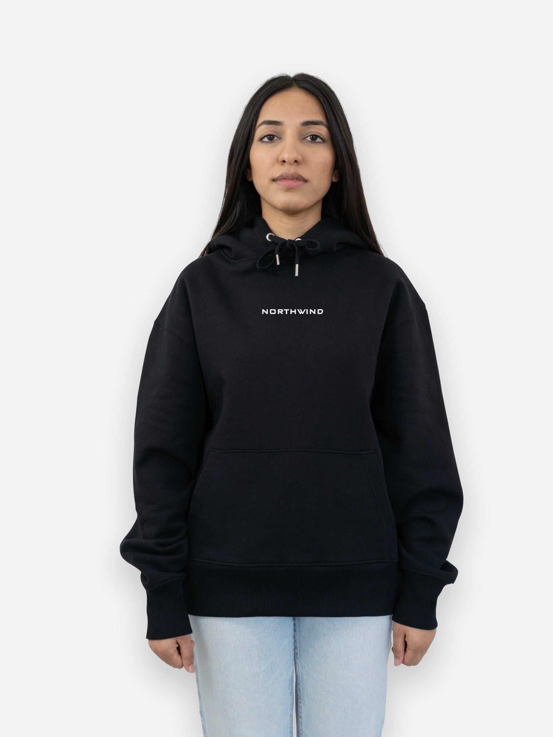 The Waves Organic Heavy Hoodie - Red
