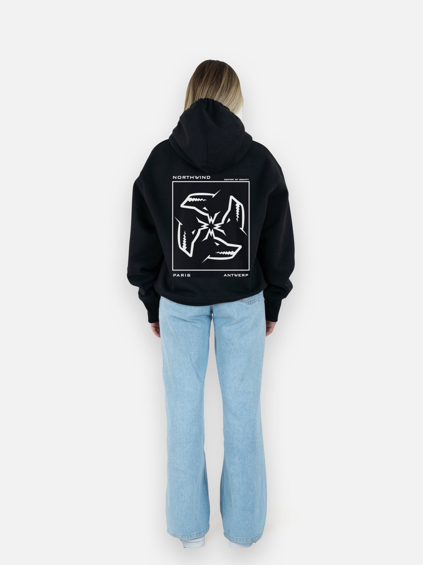 Center of Gravity Organic Heavy Hoodie - Black
