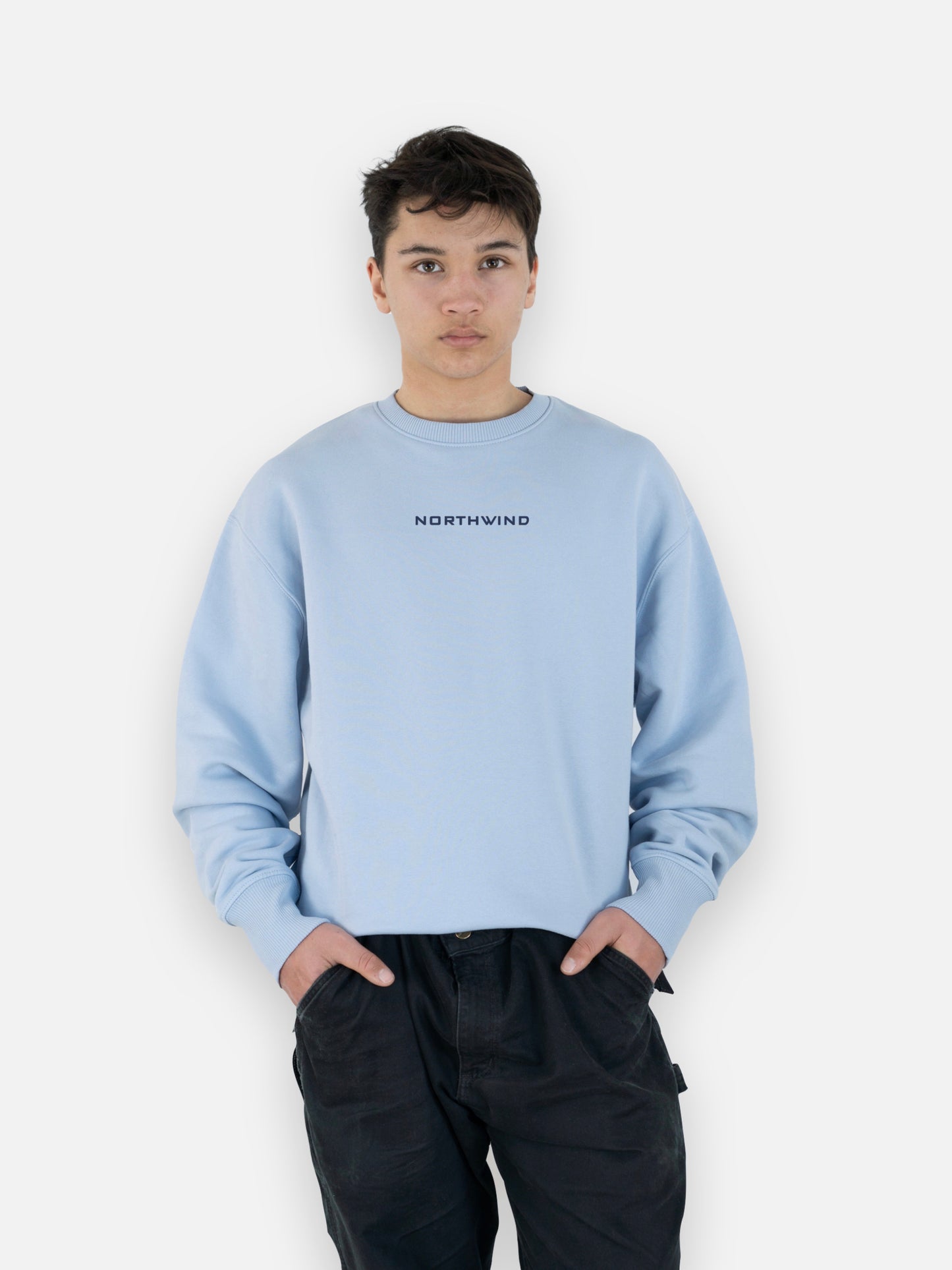 The Waves Sweatshirt - Sky Blue