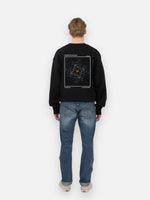 Load image into Gallery viewer, Cosmos Sweatshirt - Black
