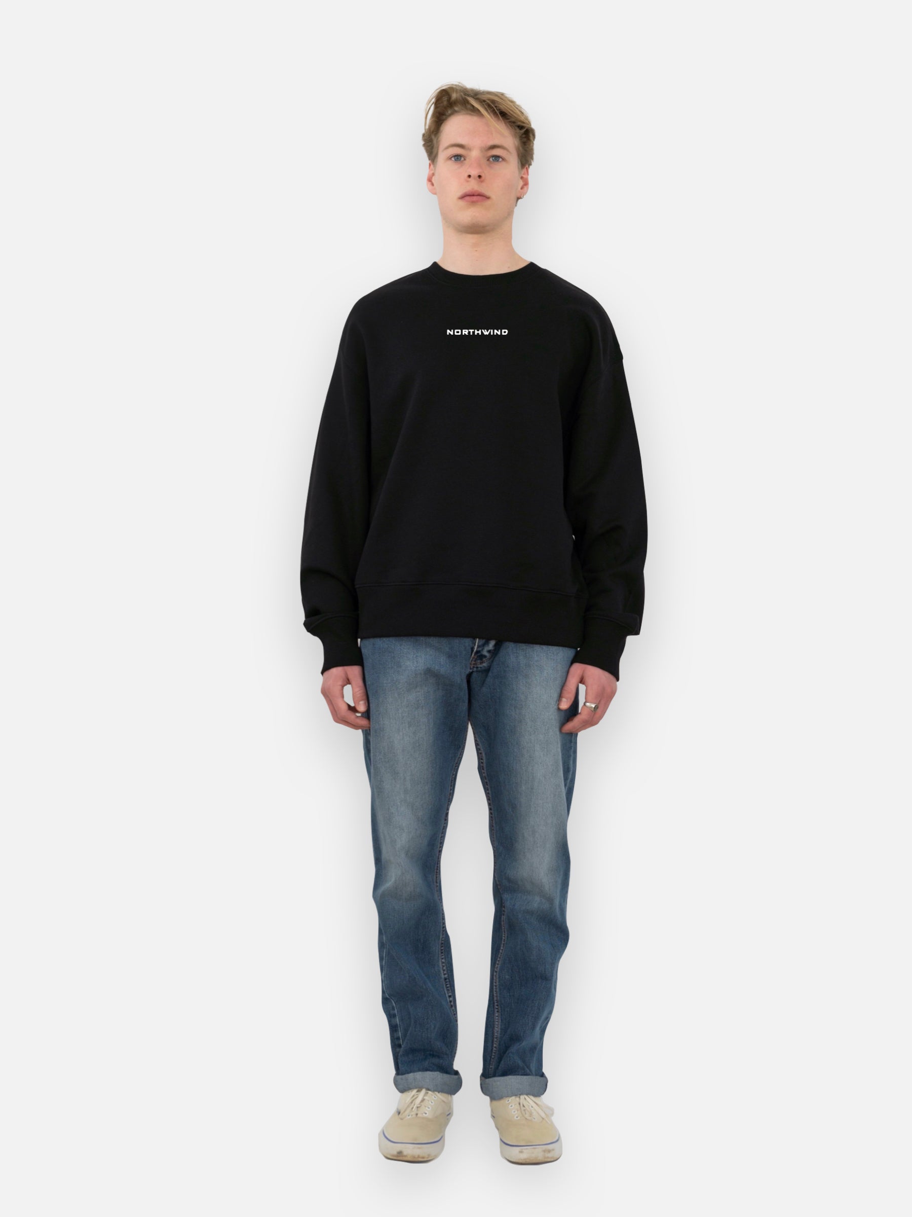 The Waves Sweatshirt - Black
