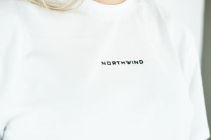 Paris Essential White T-shirt with Logo Embroidery