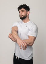 Load image into Gallery viewer, Performance Activewear White T-shirt
