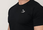 Charger l&#39;image dans la galerie, T-shirt Performance Activewear noir
