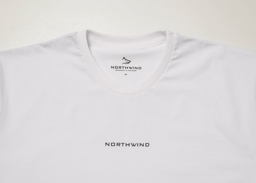 T-shirt Slim-Fit Signature blanc