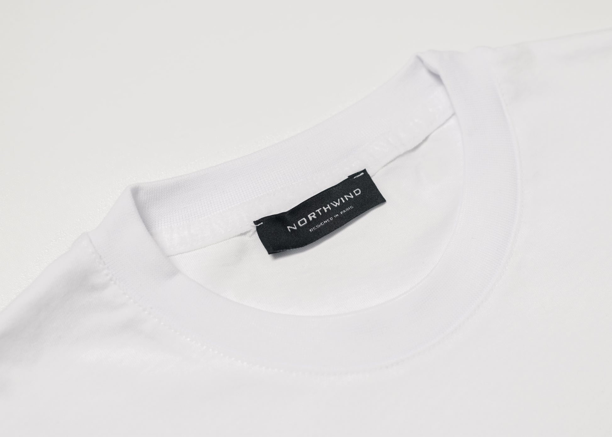 Northwind | Paris Essential White T-shirt with Logo Embroidery