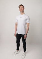 Charger l&#39;image dans la galerie, T-shirt Slim-Fit Signature blanc

