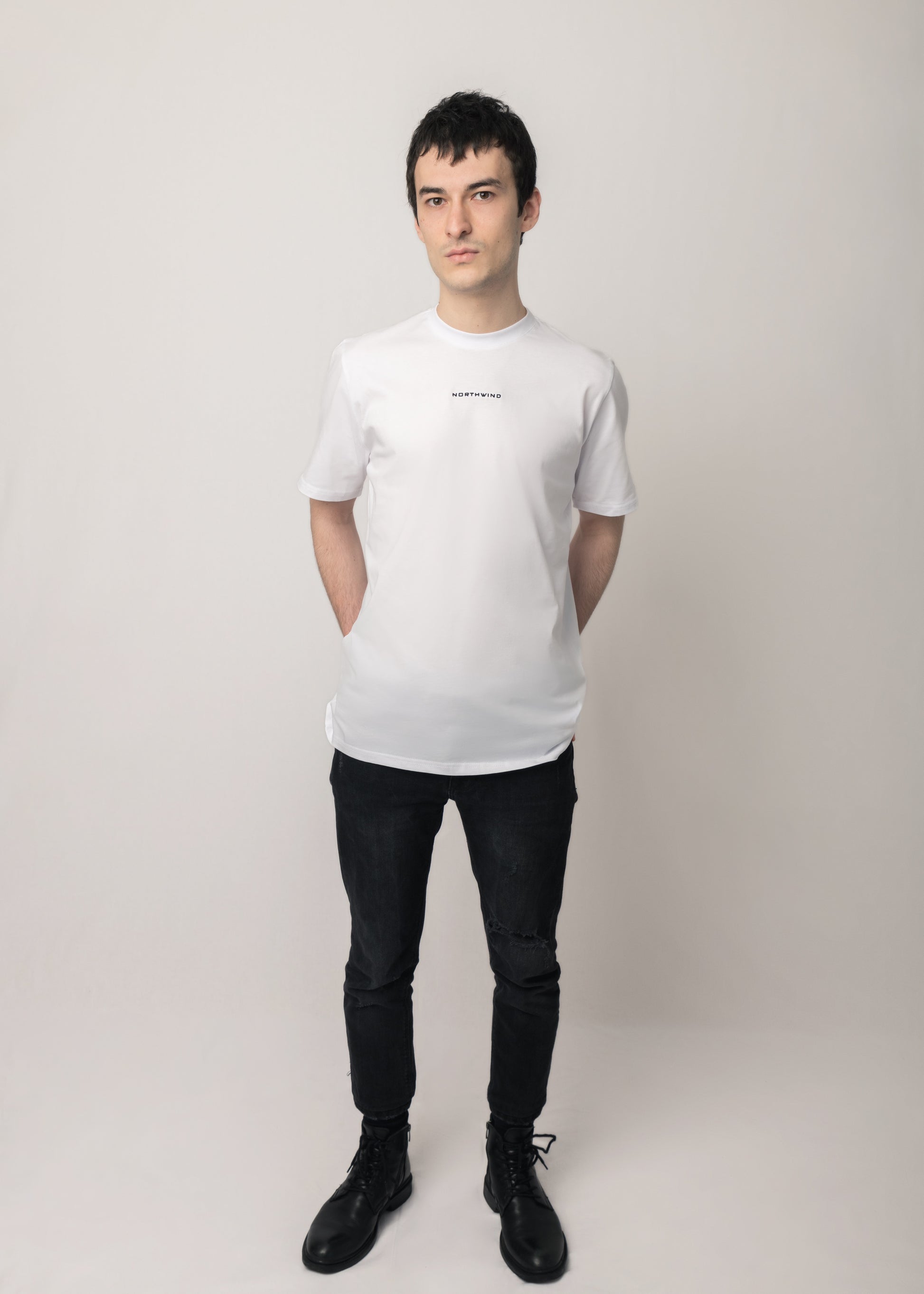 Northwind | Paris Essential White T-shirt with Logo Embroidery