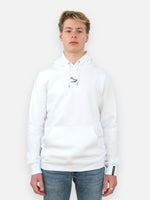 Charger l&#39;image dans la galerie, Essential Hoodie With Embroidered Logo - White
