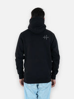 Load image into Gallery viewer, Essential Hoodie With Embroidered Logo - Black
