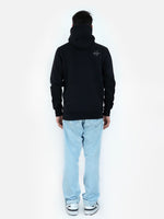 Load image into Gallery viewer, Essential Hoodie With Embroidered Logo - Black
