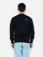 Charger l&#39;image dans la galerie, Essential Sweatshirt With Embroidered Logo - French Navy

