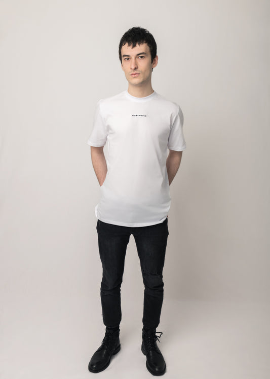 Northwind | Paris Essential White T-shirt with Logo Embroidery