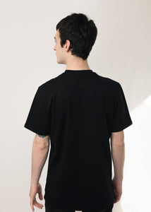 Paris Essential Black T-shirt by Northwind Antwerp & Paris with minimalist logo embroidery