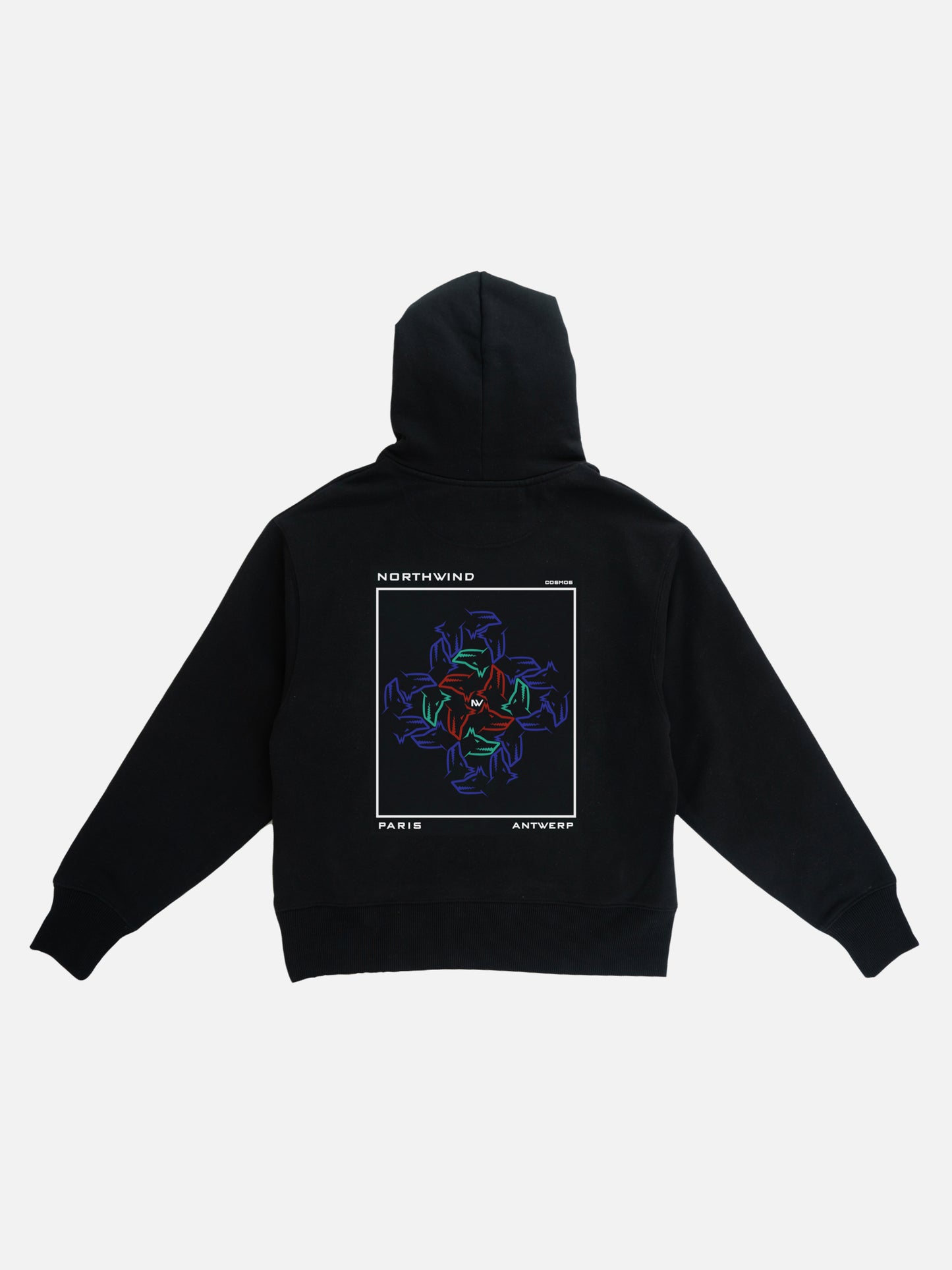 Cosmos Organic Heavy Hoodie - Black