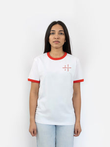 Crossword Organic T-Shirt with Embroidery