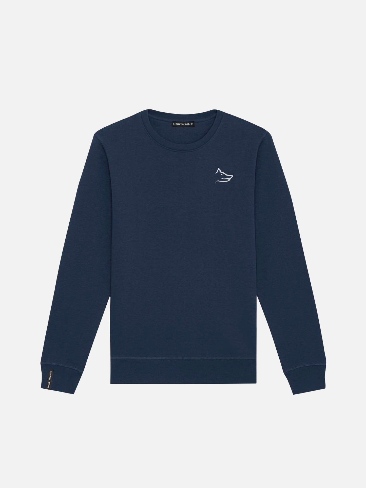 Essential Sweatshirt With Embroidered Logo - French Navy