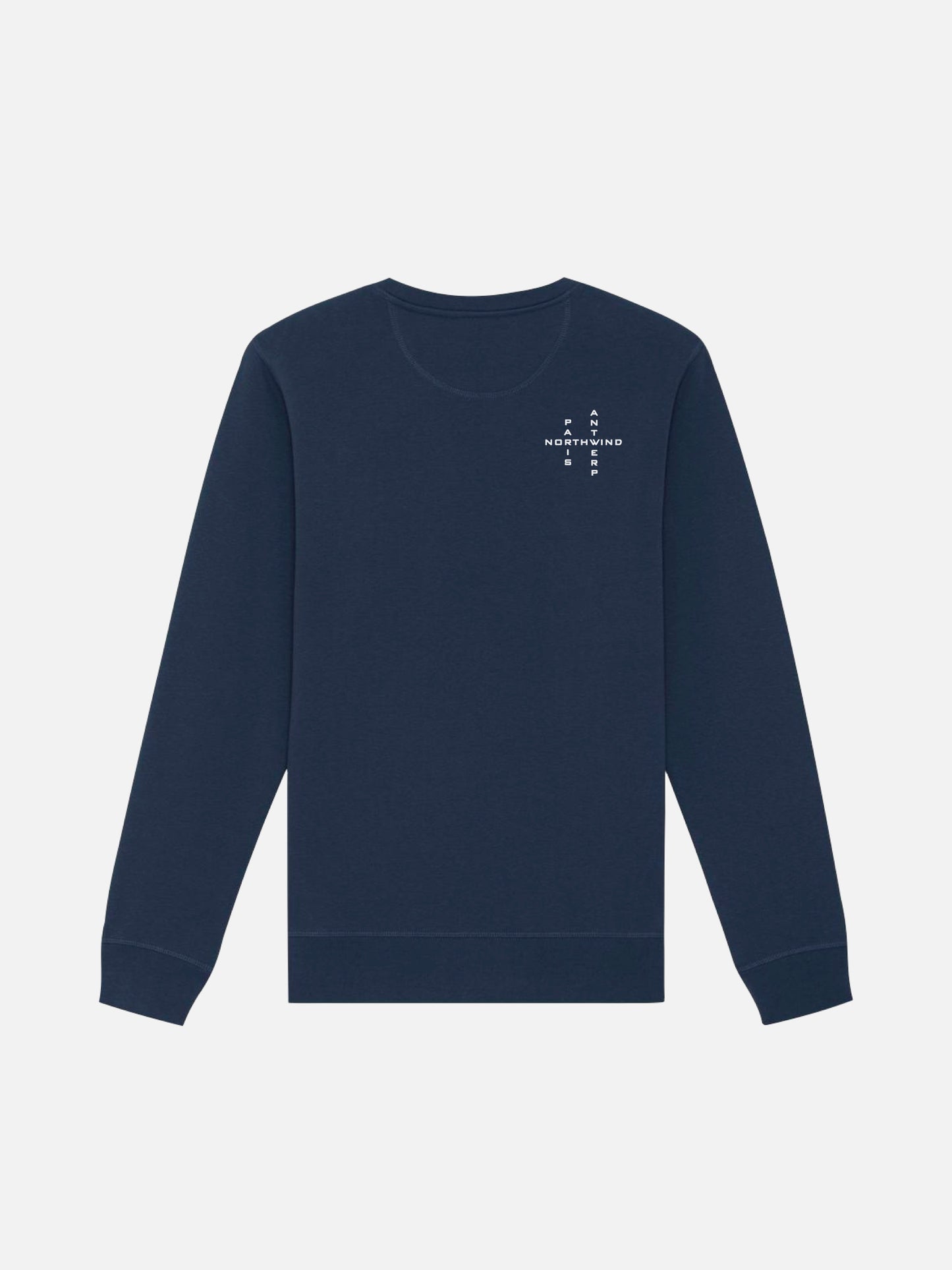 Essential Sweatshirt With Embroidered Logo - French Navy