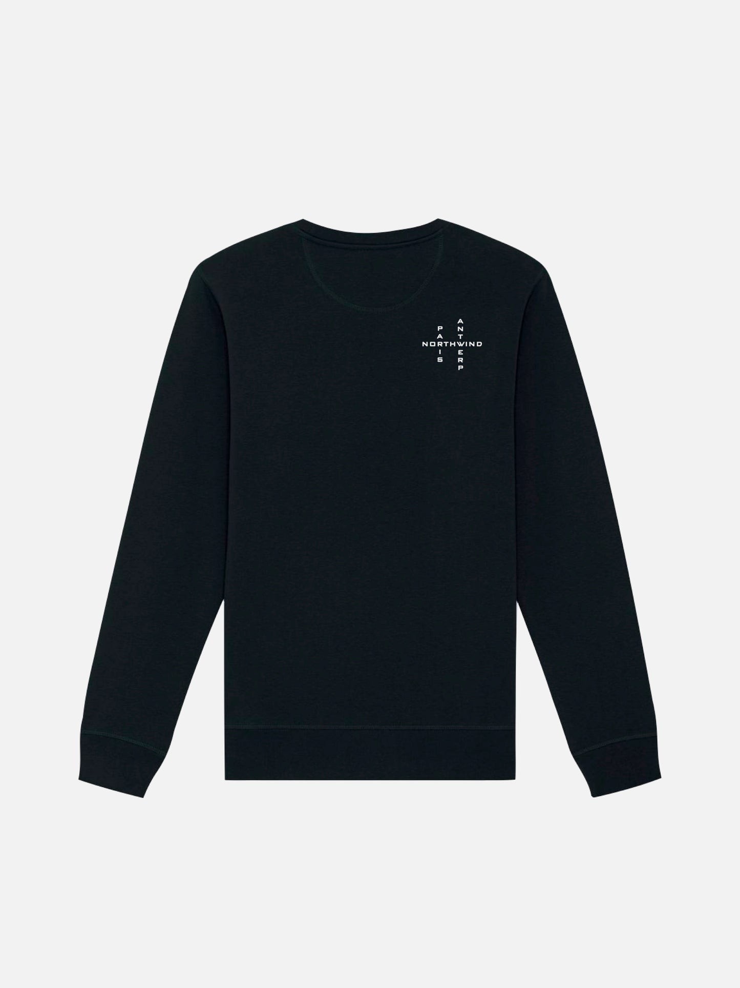 Essential Sweatshirt With Embroidered Logo - Black