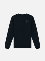 Charger l&#39;image dans la galerie, Essential Sweatshirt With Embroidered Logo - Black
