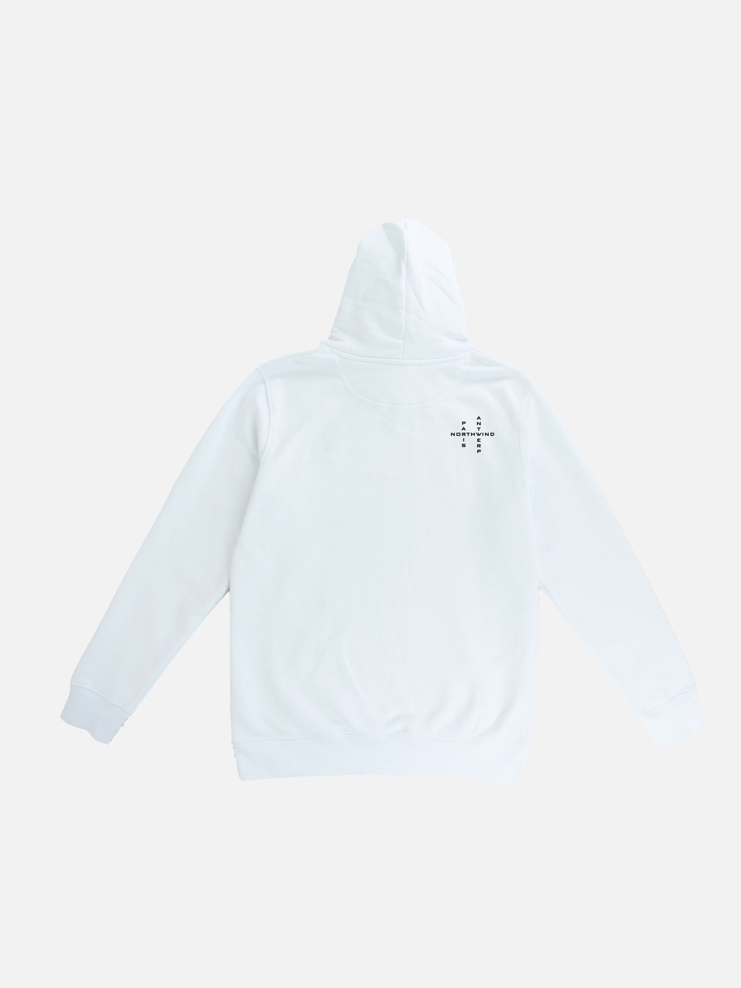 Essential Hoodie With Embroidered Logo - White