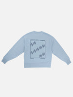 Load image into Gallery viewer, The Waves Sweatshirt - Sky Blue
